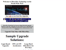 Tablet Screenshot of micromac.com